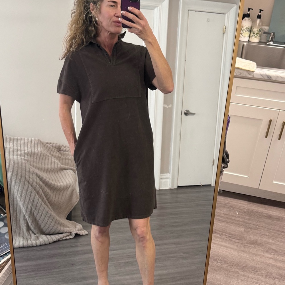Damir Doma Silent Cotton Shirt Dress Size M (Made in Romania)